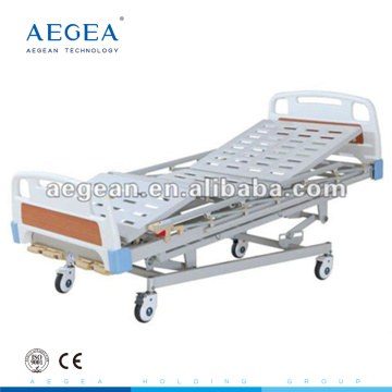 AG-BMS001 5-Function manual hospital medicare al-alloy barandillas homecare bed